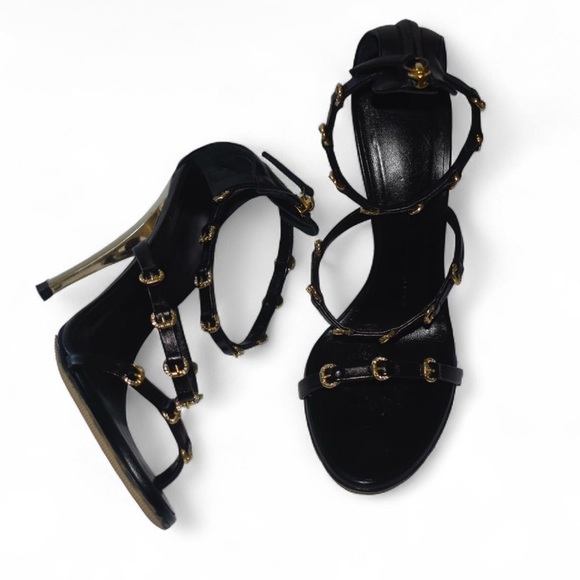 Giuseppe Zanotti Shoes - Giuseppe Zanotti gold buckle detail heels